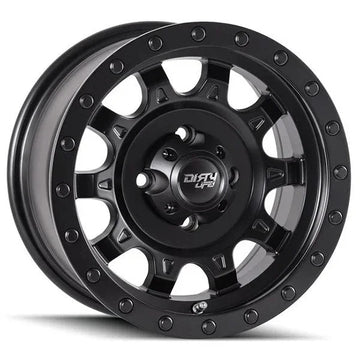 Dirty Life Roadkill 9301 Matte Black With Simulated Beadlock Wheels - Brixton 4x4 - Buy Online Now!
